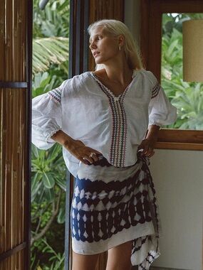 Boteh Xavi Embroidered Blouse